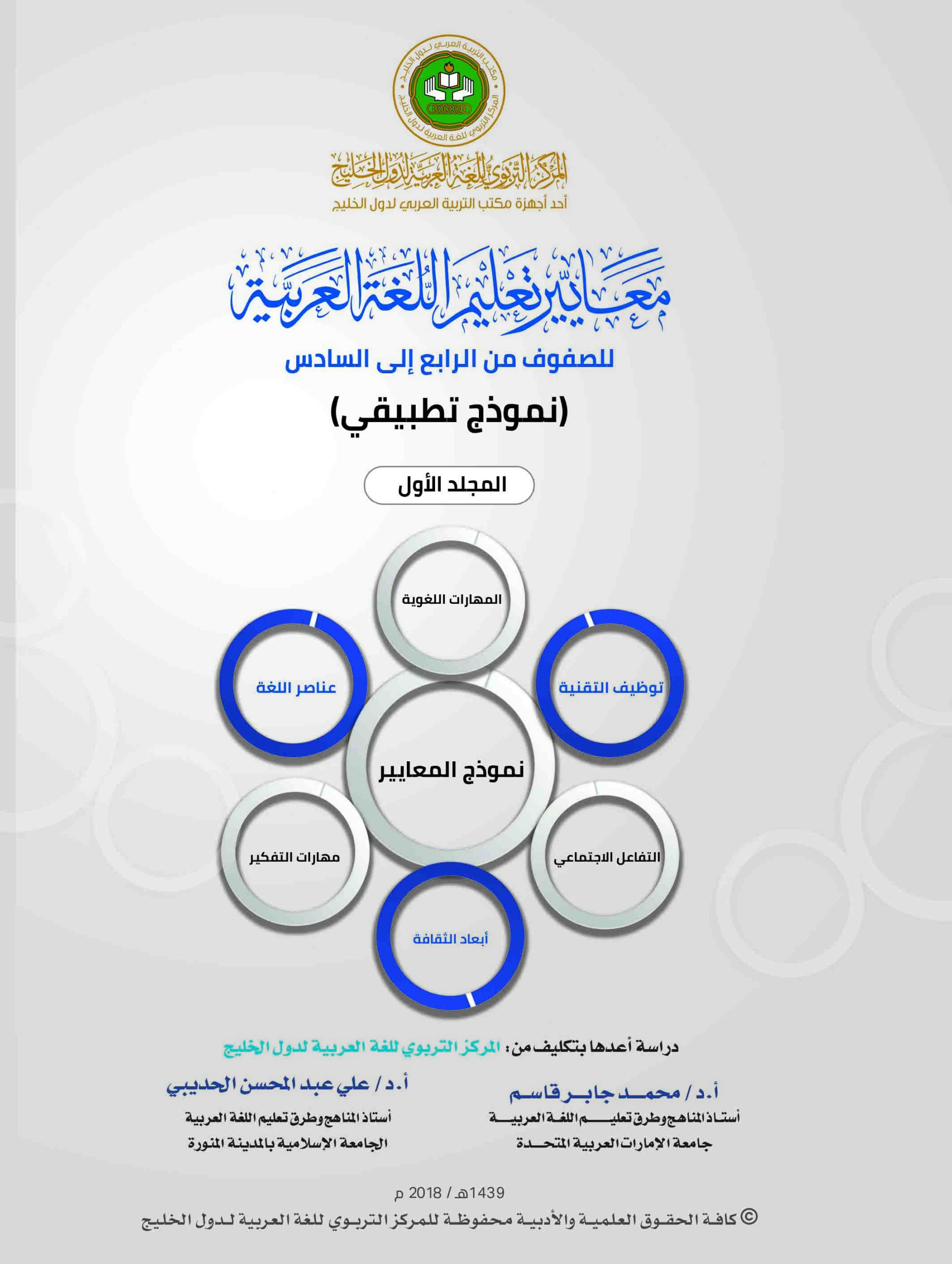 (العربية) معايير تعليم اللُّغة العربيَّة للصفوف من الرابع الى السادس (نموذج تطبيقي)